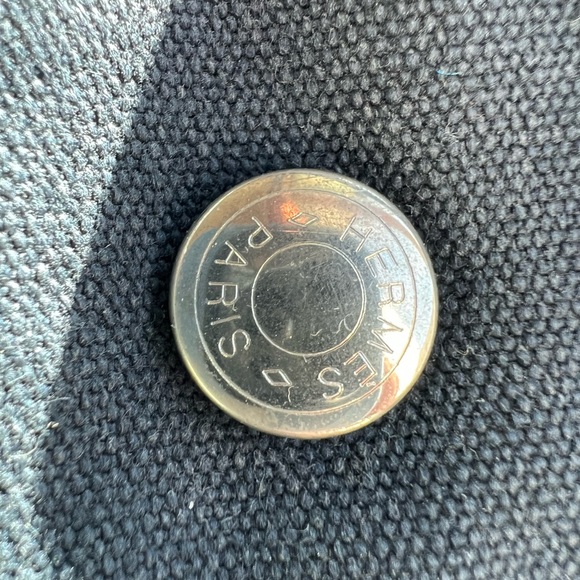 Hermes Vintage Toile Fourre Tout PM (Authentic) - Picture 8 of 8